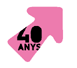 Logotipo 40 aniversario UPV