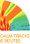 Logo Calm-Tracks and routes